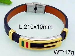 Leather Bracelet - KB80224-KL