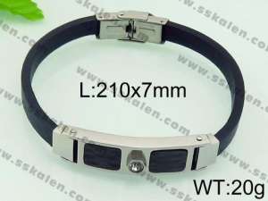 Leather Bracelet - KB81425-BD