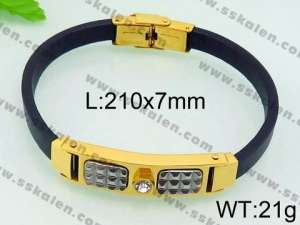 Leather Bracelet - KB81428-BD