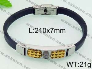 Leather Bracelet - KB81430-BD