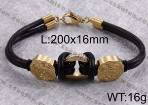 Leather Bracelet - KB82435-K