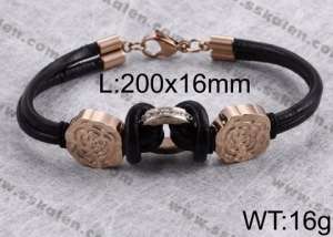 Leather Bracelet - KB82440-K