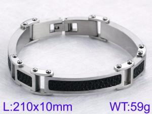 Stainless Steel Bracelet(Men) - KB82685-K
