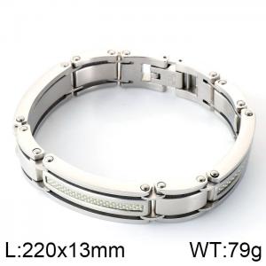 Stainless Steel Bracelet(Men) - KB82696-K