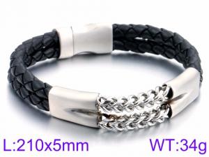 Leather Bracelet - KB85022-K
