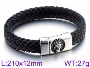 Leather Bracelet - KB85025-K