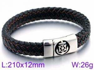 Leather Bracelet - KB85026-K