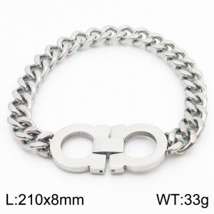 Stainless Steel Bracelet(Men) - KB85060-K