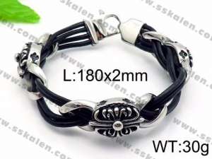 Leather Bracelet - KB85636-K