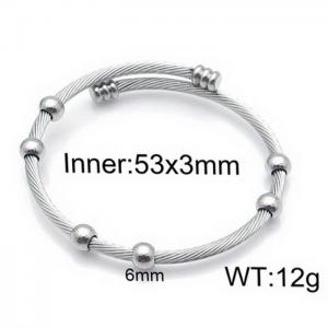 Stainless Steel Bangle - KB86585-Z