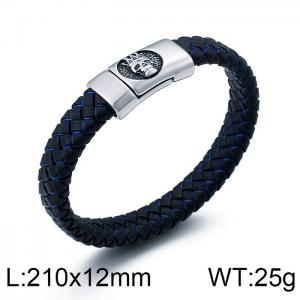Leather Bracelet - KB86901-BD