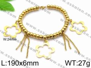 Stainless Steel Gold-plating Bracelet - KB87200-ZC