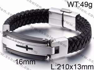 Leather Bracelet - KB87226-LE