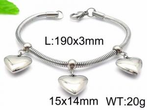 Stainless Steel Bracelet(women) - KB92373-NT
