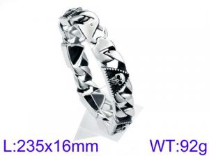 Stainless Steel Bracelet(Men) - KB93169-BD