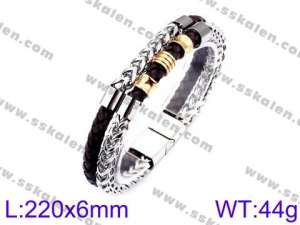 Leather Bracelet - KB93403-K