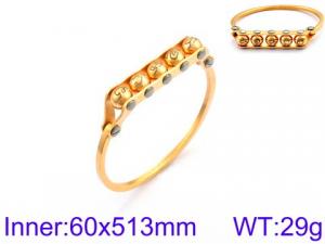 Stainless Steel Gold-plating Bracelet - KB93688-KC