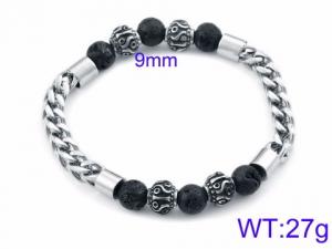 Stainless Steel Bracelet(Men) - KB93851-BD