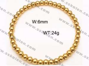 Stainless Steel Gold-plating Bracelet - KB93977-Z