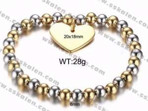 Stainless Steel Gold-plating Bracelet - KB93978-Z