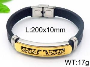 Leather Bracelet - KB94123-HB