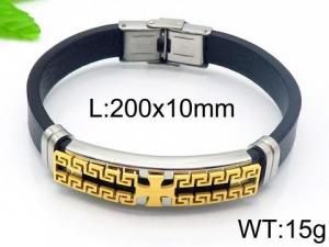 Leather Bracelet - KB94125-HB