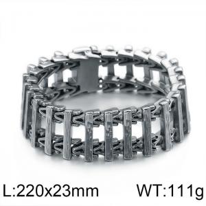 Stainless Steel Bracelet(Men) - KB94379-BD