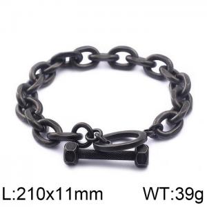 Leather Bracelet - KB94657-BD