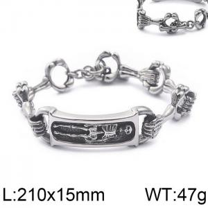 Leather Bracelet - KB94665-BD