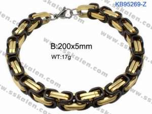 Stainless Steel Gold-plating Bracelet - KB95269-Z