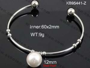 Stainless Steel Bangle - KB95441-Z