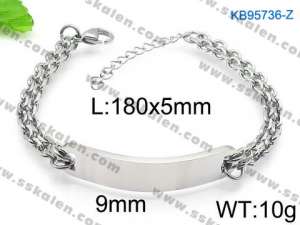 Stainless Steel Bracelet(women) - KB95736-Z