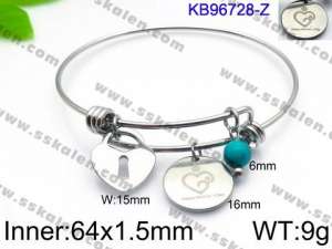 Stainless Steel Bangle - KB96728-Z