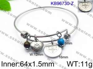 Stainless Steel Bangle - KB96730-Z