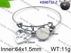 Stainless Steel Bangle - KB96732-Z