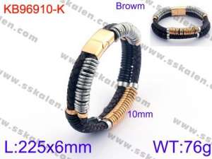 Leather Bracelet - KB96910-K