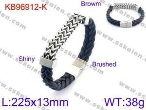 Leather Bracelet - KB96912-K