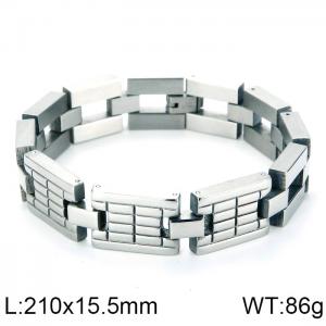 Stainless Steel Bracelet(Men) - KB97166-K