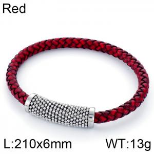 Leather Bracelet - KB97925-K