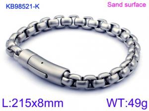 Stainless Steel Bracelet(Men) - KB98521-K