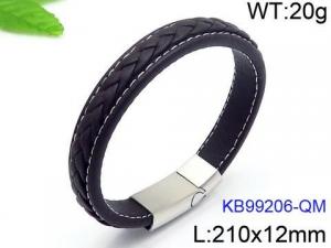 Leather Bracelet - KB99206-QM