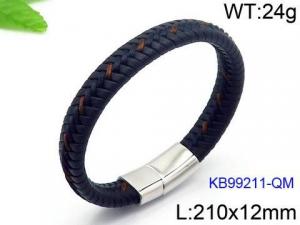 Leather Bracelet - KB99211-QM