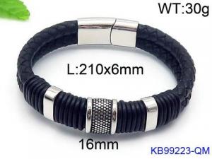 Leather Bracelet - KB99223-QM