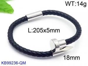 Leather Bracelet - KB99236-QM