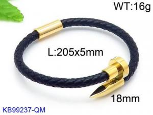 Leather Bracelet - KB99237-QM
