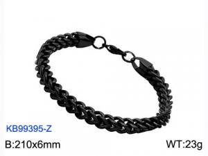 Stainless Steel Black-plating Bracelet - KB99395-Z