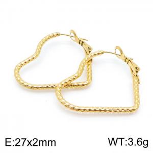 SS Gold-Plating Earring - KE100108-KFC