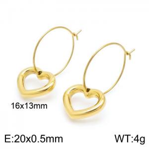 SS Gold-Plating Earring - KE100144-Z