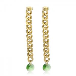 SS Gold-Plating Earring - KE100274-Z