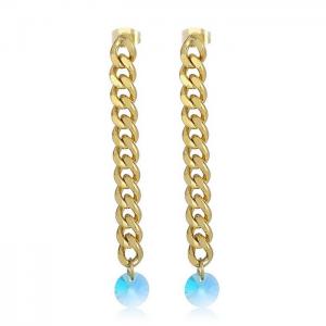 SS Gold-Plating Earring - KE100275-Z